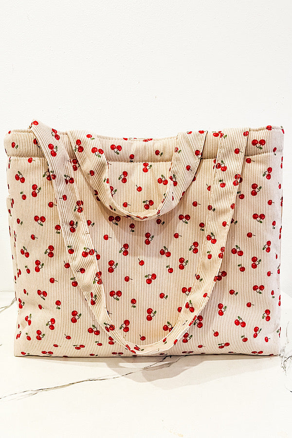 SC - ETA 5/12 - Stevie Cherry Print Tote Bag