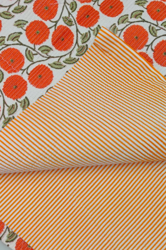 SC - ETA 6/9 - Waylon Orange Floral Duffle Bag