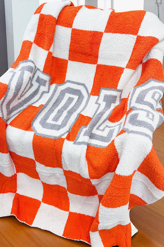 SC - Vols Checkerboard Luxury Blanket