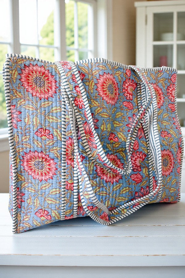 SC - ETA 8/24-9/7 September Haze Floral Tote Bag