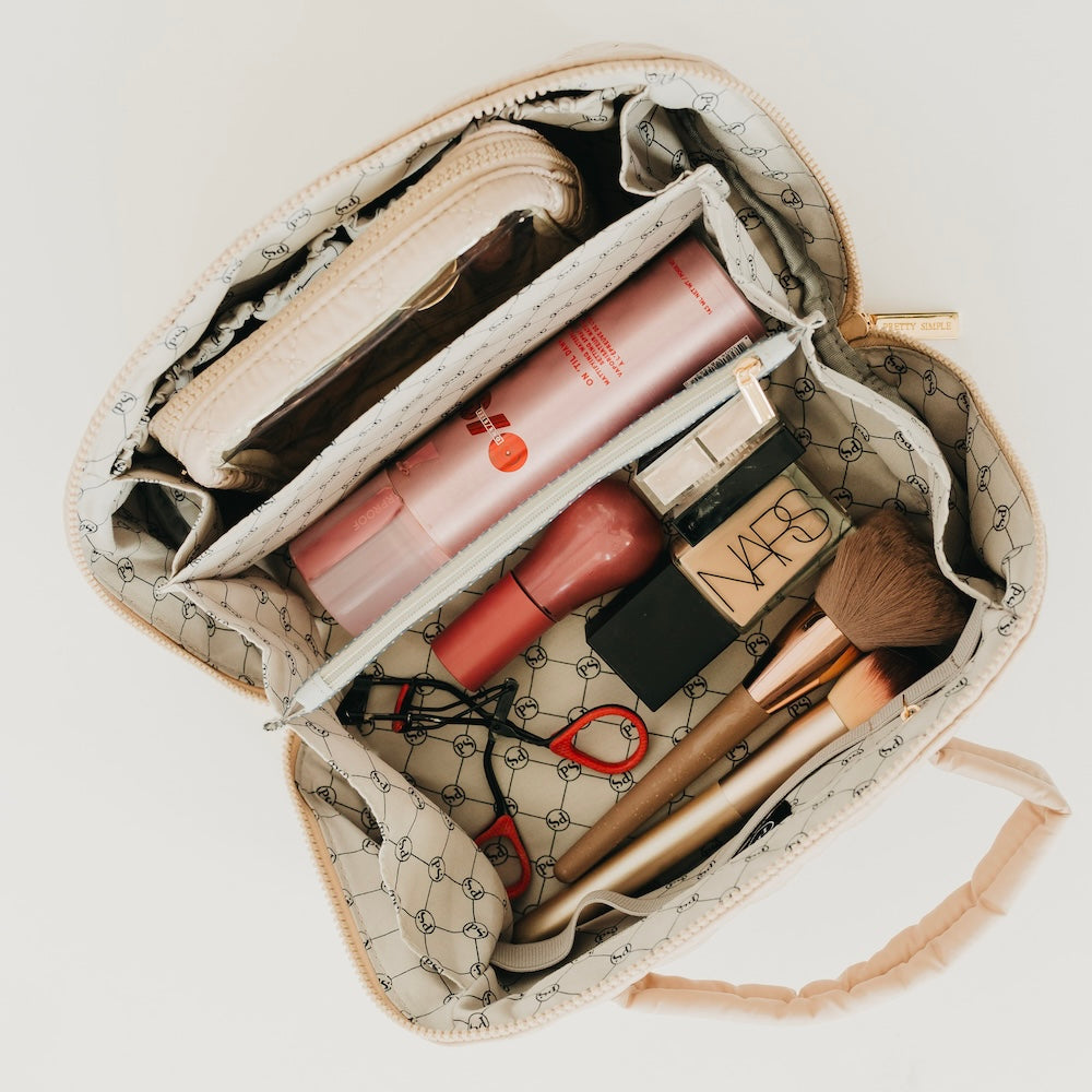 Martha Quilted Cosmetics Bag