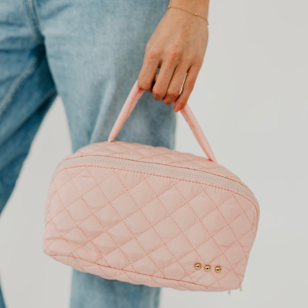Martha Quilted Cosmetics Bag