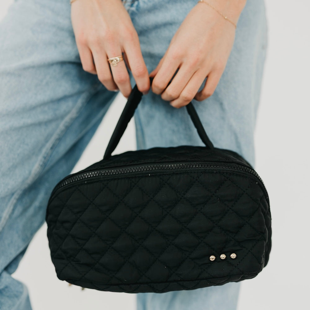 Martha Quilted Cosmetics Bag