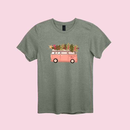 Very Merry Mama Christmas graphic tee