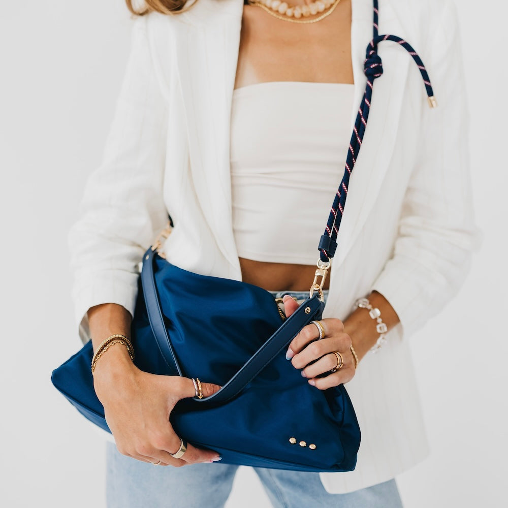 Nikki Nylon Slouchy Shoulder Bag