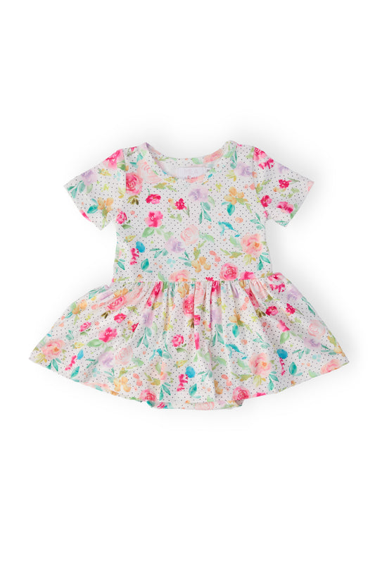 Painted Posies S/S Twirl Bodysuit