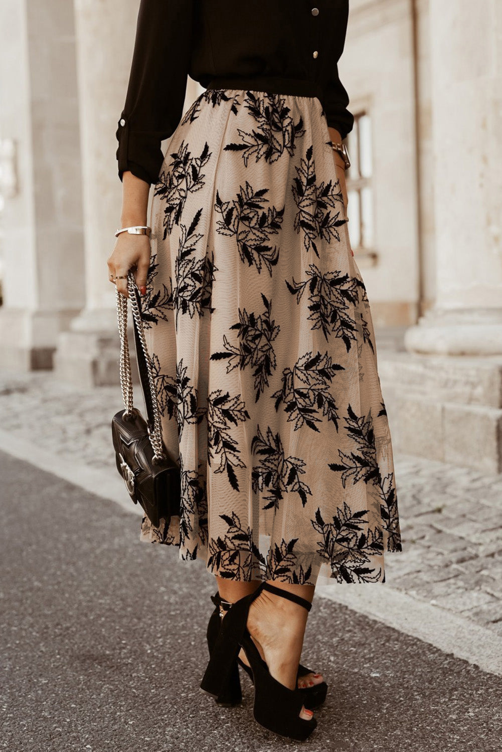 Kate tulle midi skirt