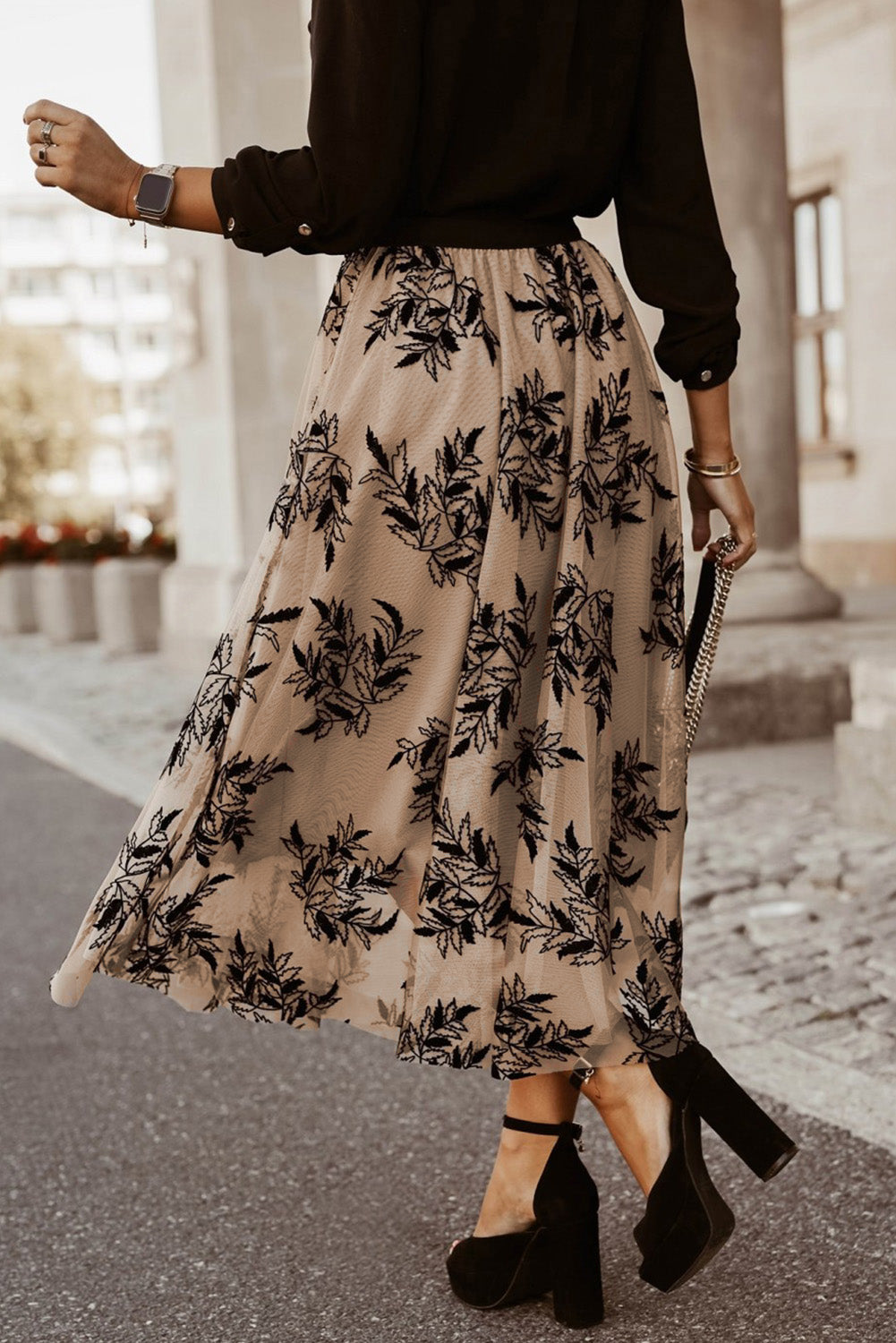 Kate tulle midi skirt