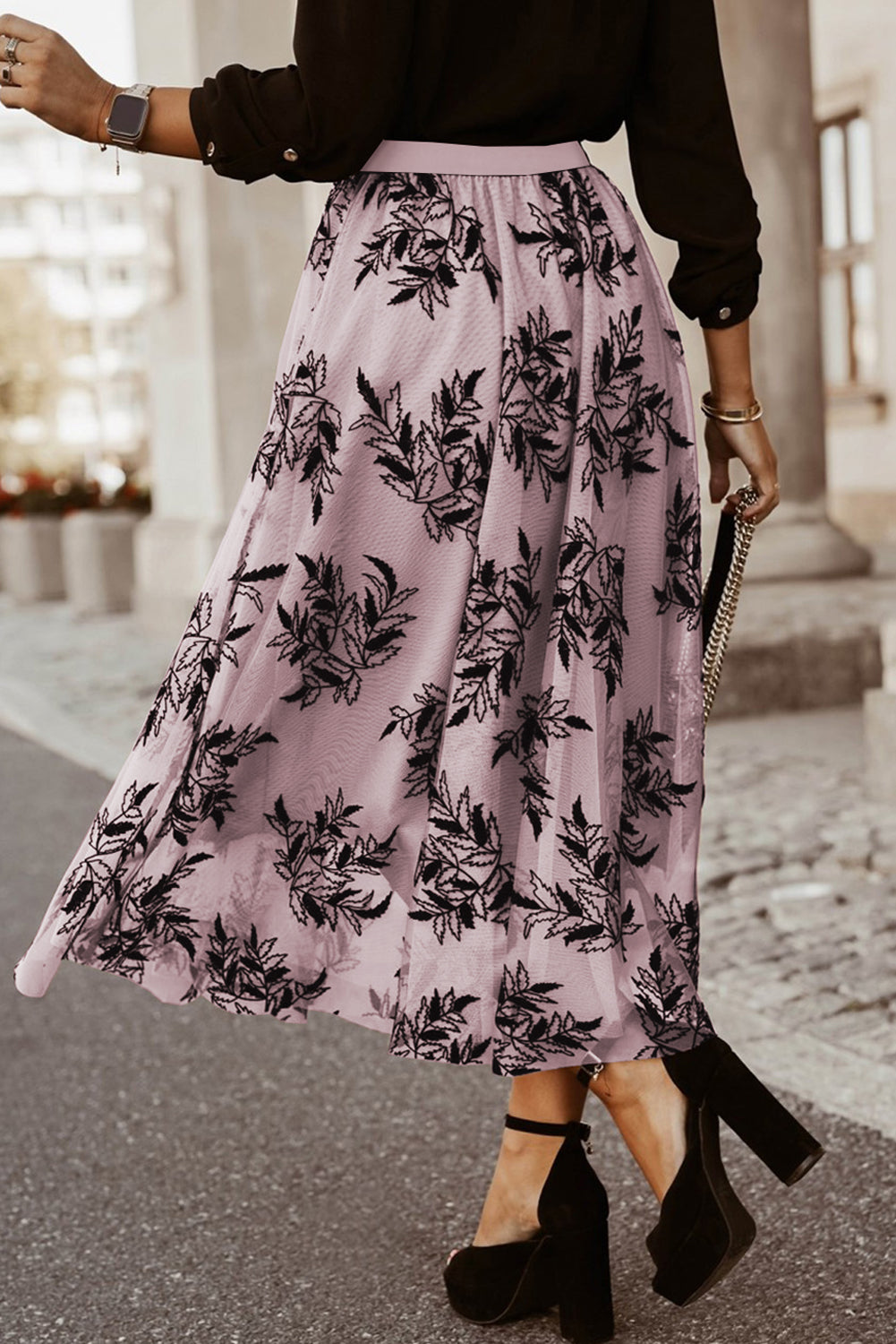 Kate tulle midi skirt