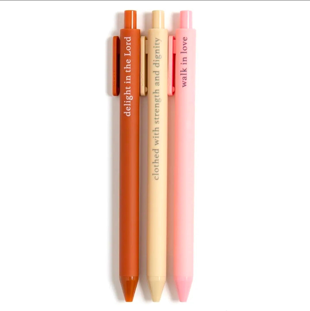 Mom Pen Set – Christian Gel Ink Pens with Bible Verses | Faith-Filled Gift for Moms