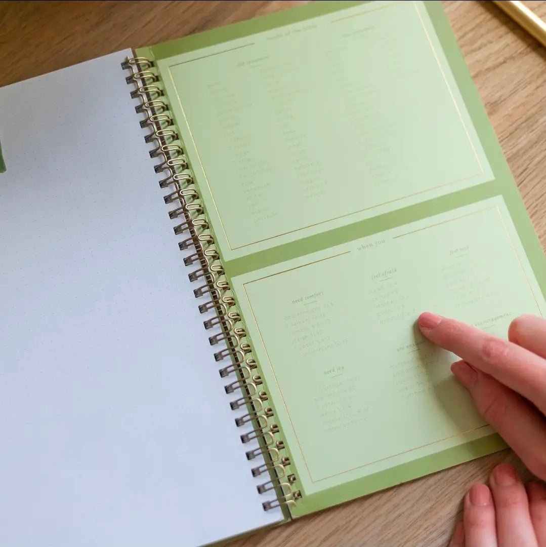 Blush Church Notes Bible Study Notebook – Faith Journal for Sermon Notes & Bible Study | Christian Gift for Women