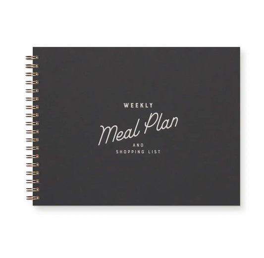 Elegant Weekly Meal Planner with Tear-Off Grocery List – Simple, Chic Kitchen Organizer | Eco-Friendly Planner Made in the USA