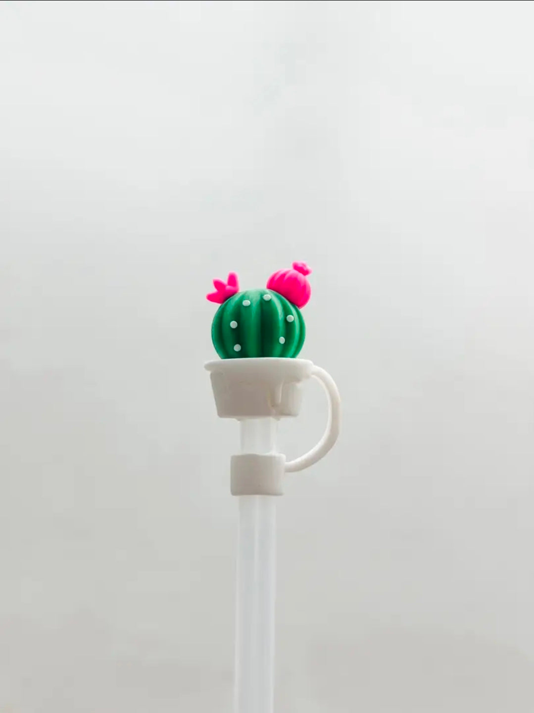 Cactus silicone straw cover