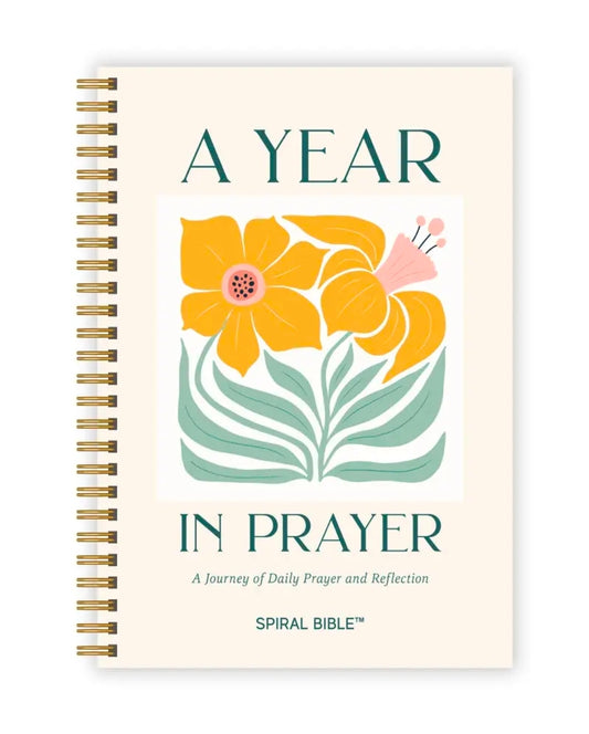 A Year in Prayer by Spiral Bible