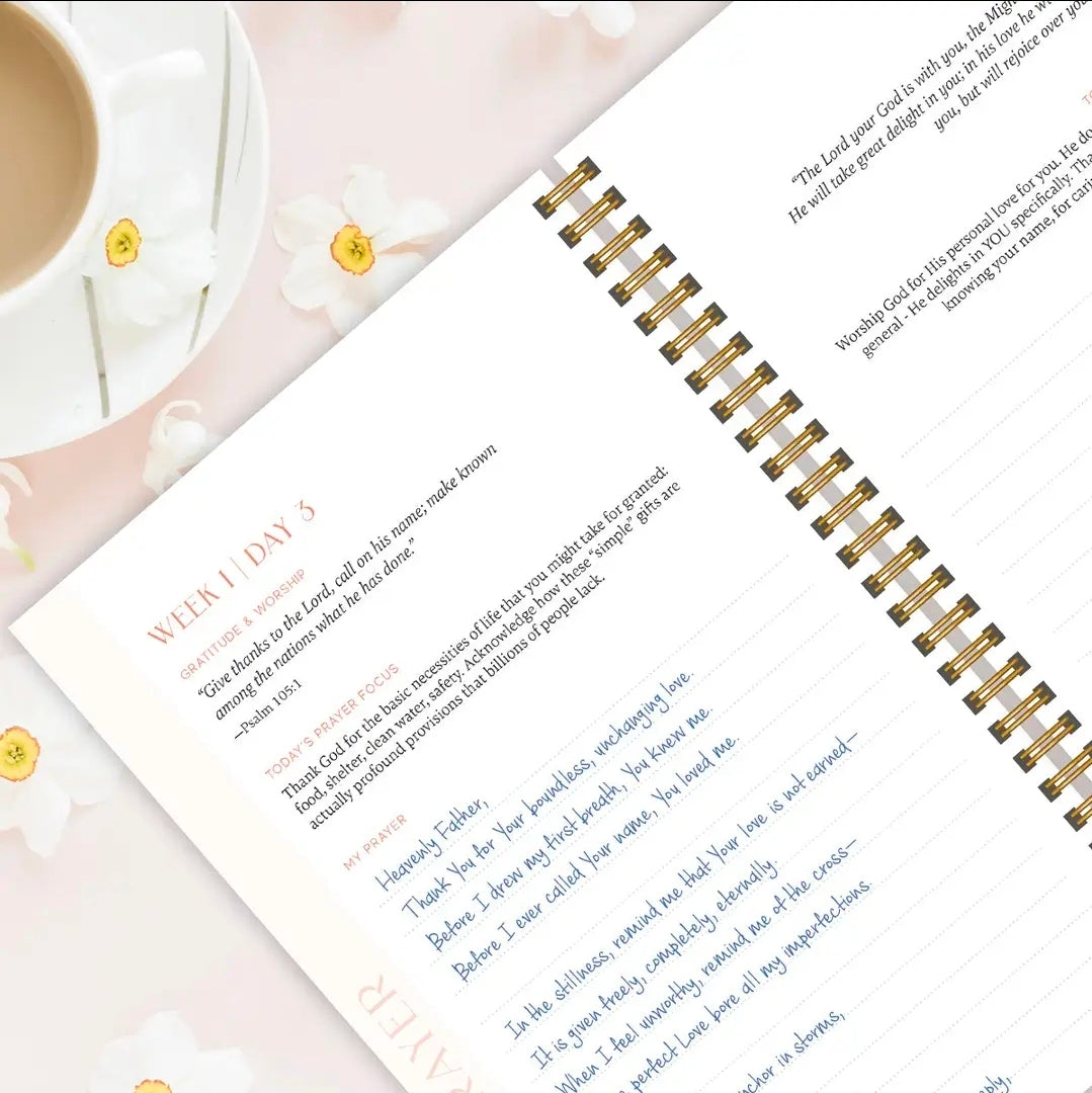 A Year in Prayer by Spiral Bible