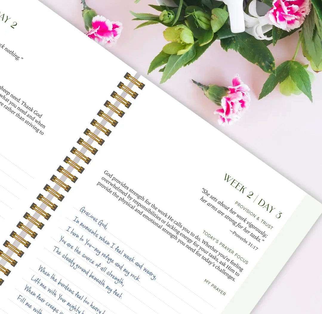 A Year in Prayer by Spiral Bible