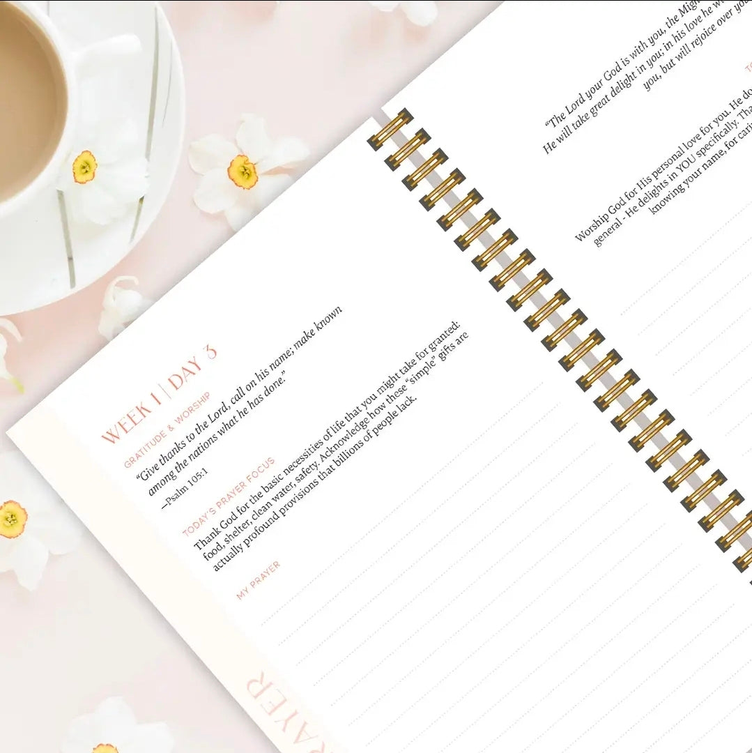 A Year in Prayer by Spiral Bible