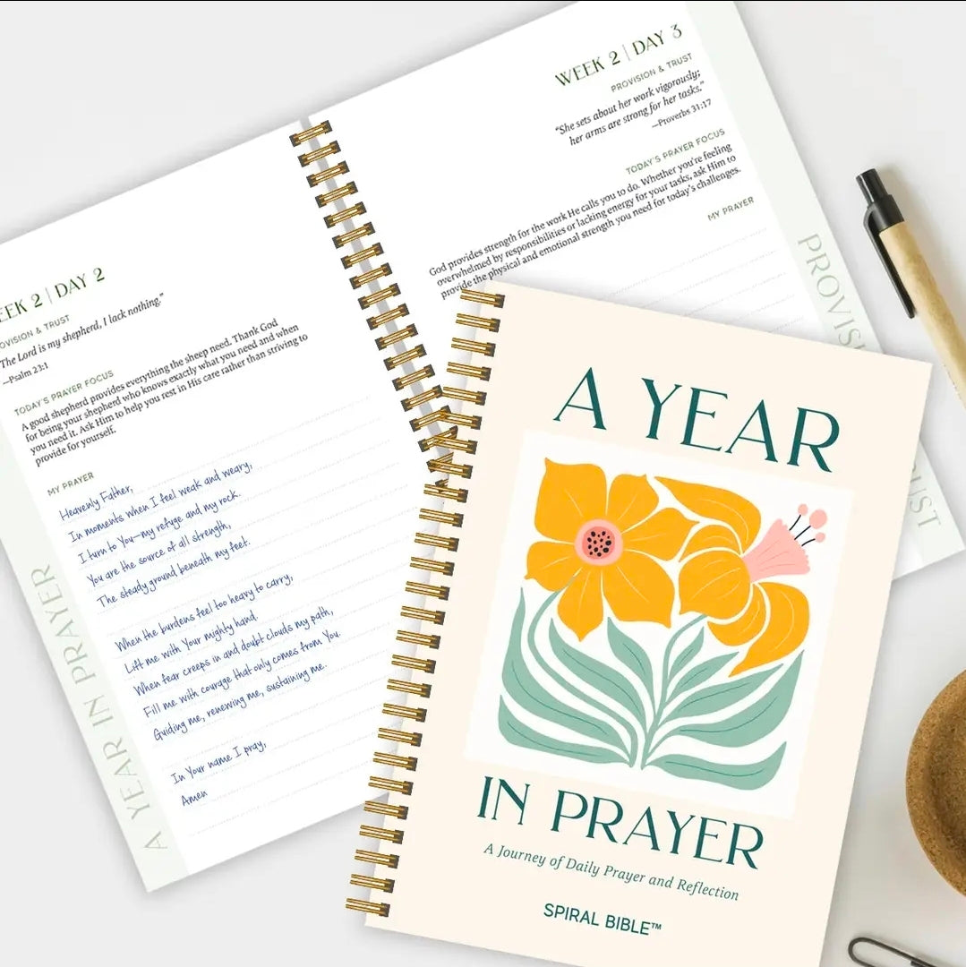 A Year in Prayer by Spiral Bible