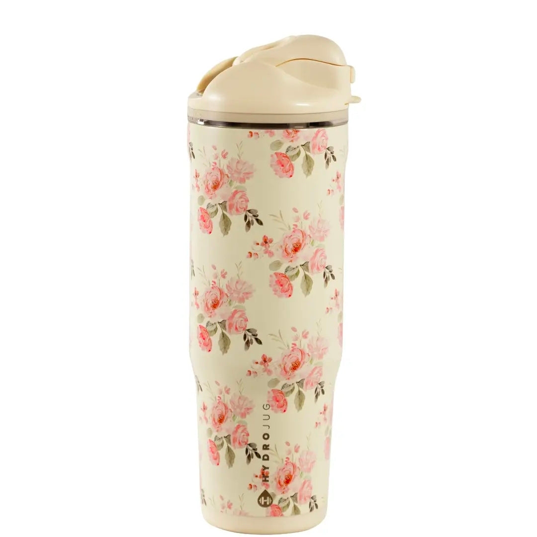 32 oz Ease2O Dual-Lid Stainless Steel Water Bottle – Leakproof, Straw & Chug Spout, BPA-Free Travel Hydration Bottle