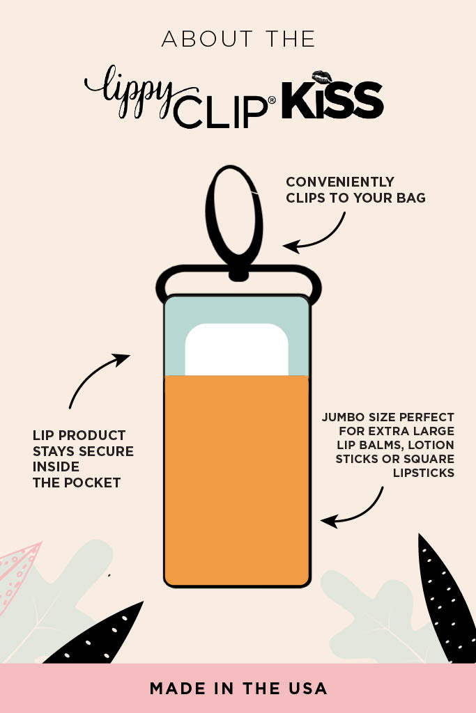 Cherries LippyClip KISS for larger lip balms, essential oil rollers, etc.