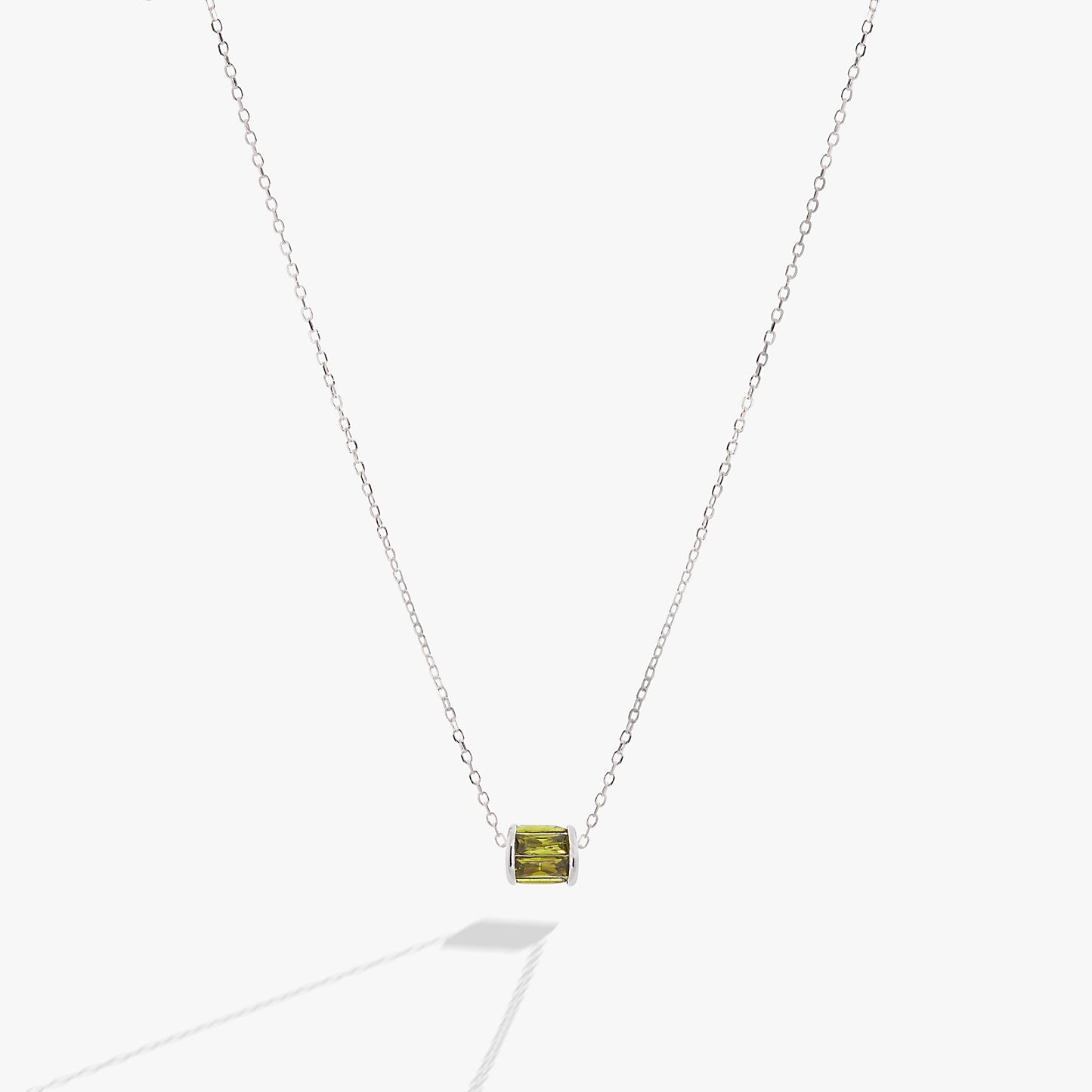 August Birthstone Precious Pendant Necklace