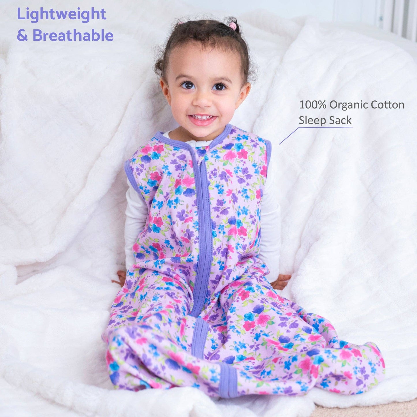 Organic Cotton Sleep Sack 0.5 TOG Field of Dreams