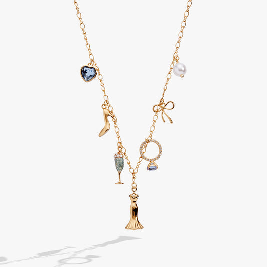Bridal Multi-Charm Necklace