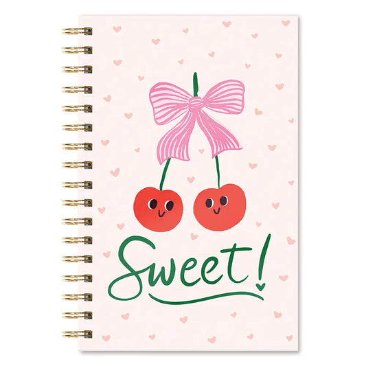 cherry sweet spiral notebook