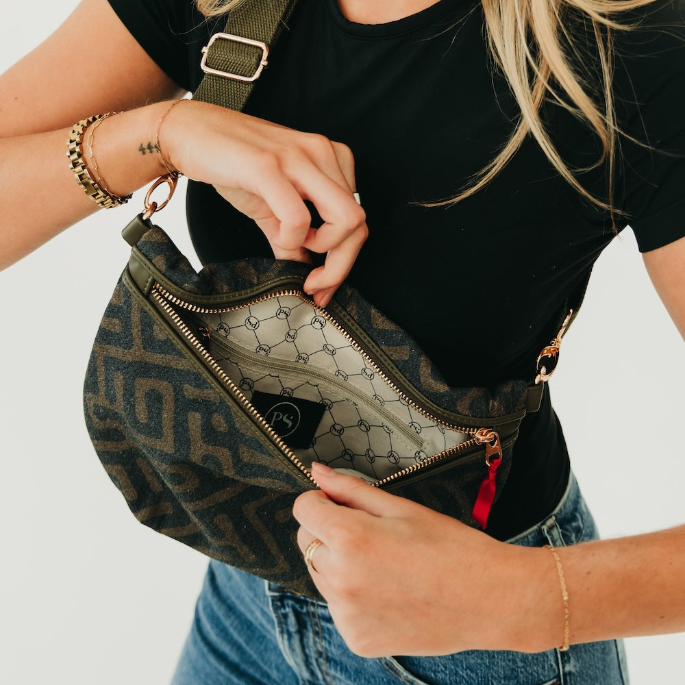 Callahan Canvas Printed Bum Bag