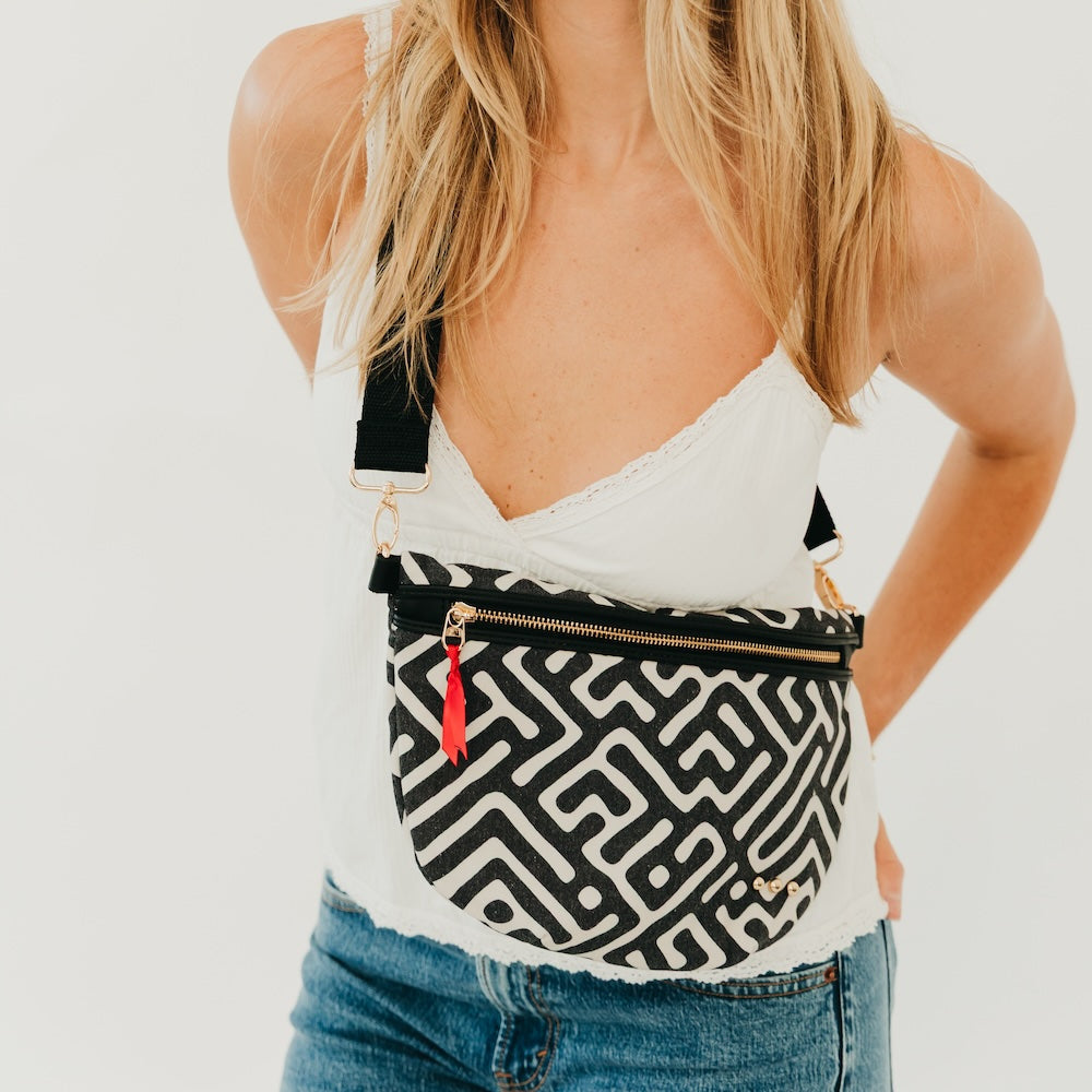 Callahan Canvas Printed Bum Bag