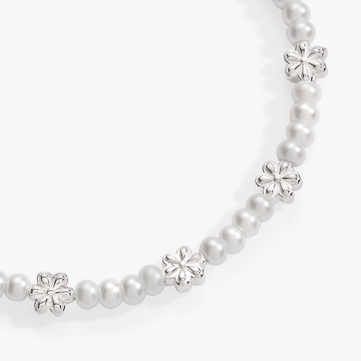 Beaded Daisy Bangle