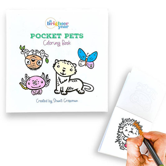 Pocket pets mini coloring book