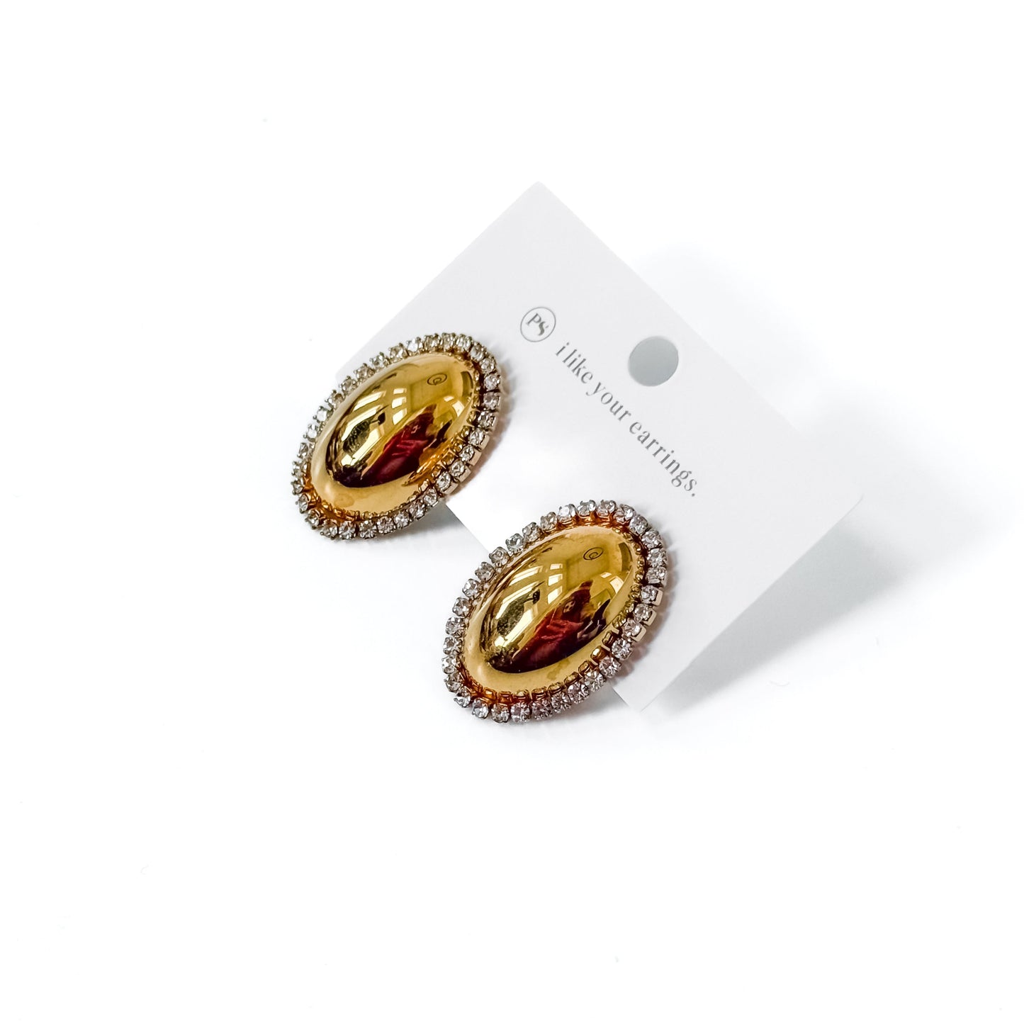 Franny Oval Earrings - WATERPROOF