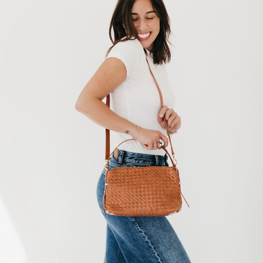 Harper Hobo Slouchy Woven Shoulder Bag