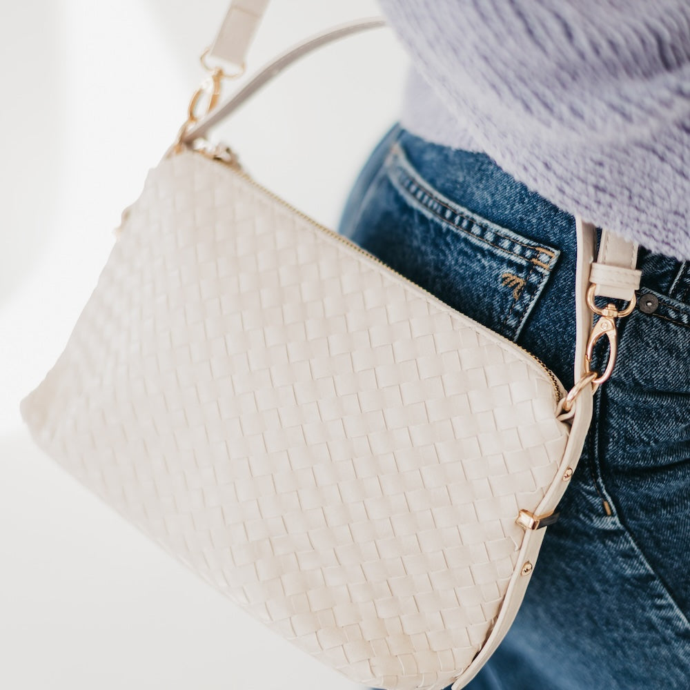 Harper Hobo Slouchy Woven Shoulder Bag