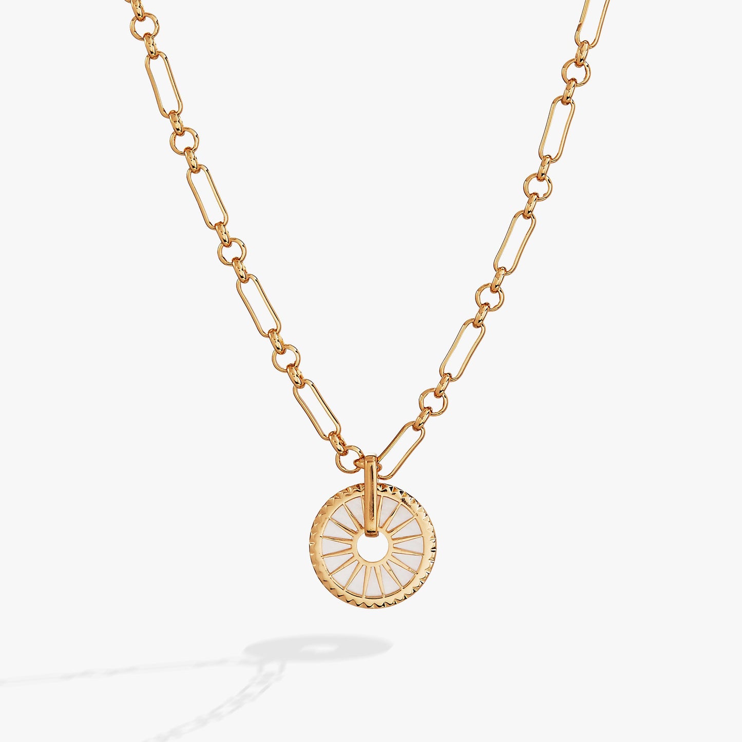 Mother of Pearl Starburst Necklace