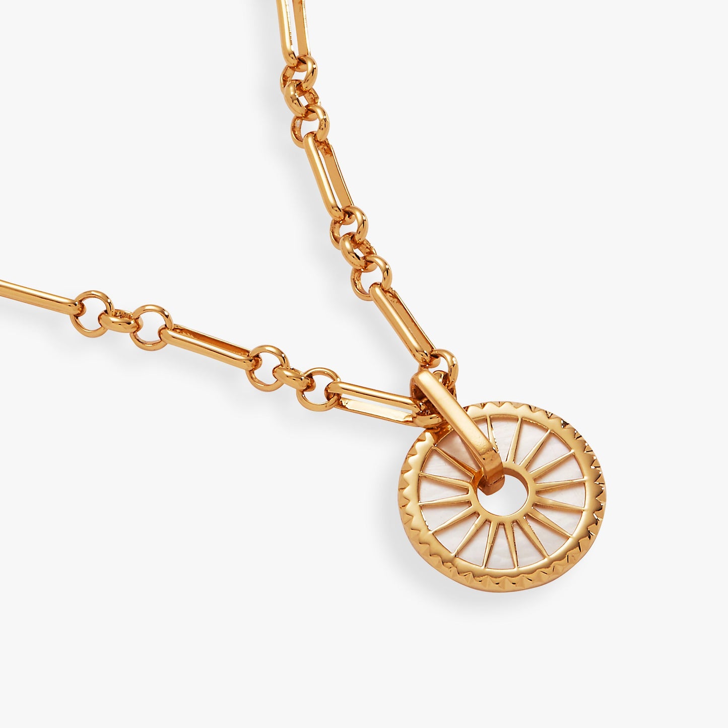 Mother of Pearl Starburst Necklace