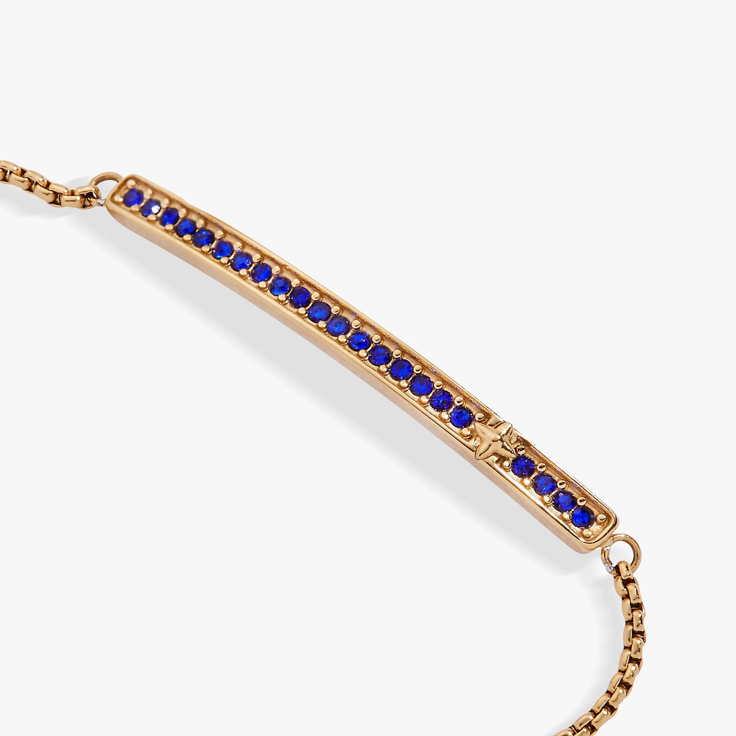 September Everyday Birthstone Pave Bolo Bracelet
