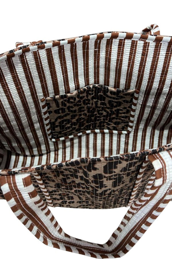 Wild Thing Leopard Print Tote Bag