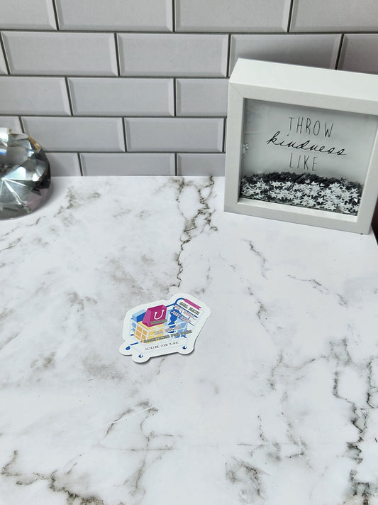 Girl math- add to your cart vinyl sticker