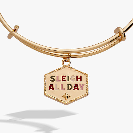 ‘Sleigh All Day’ Charm Bangle