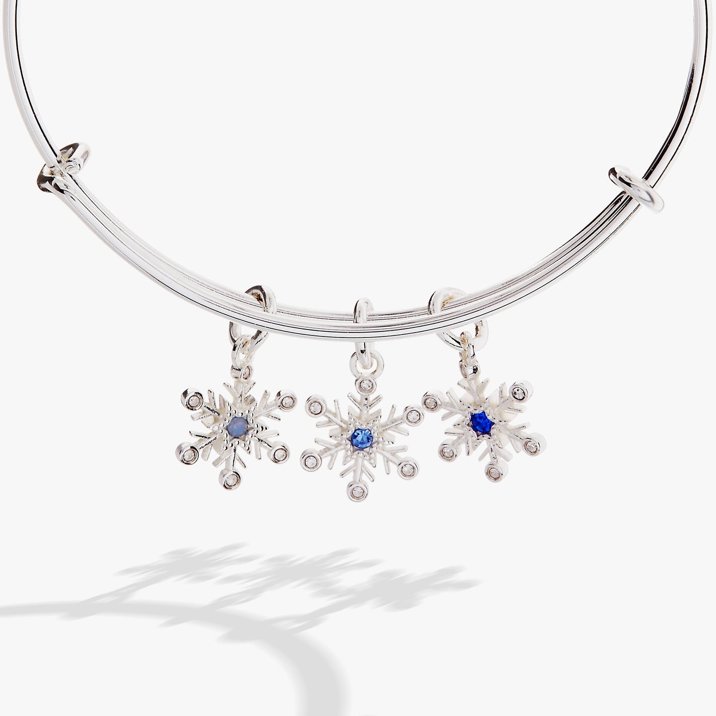 Snowflake Charm Bangle