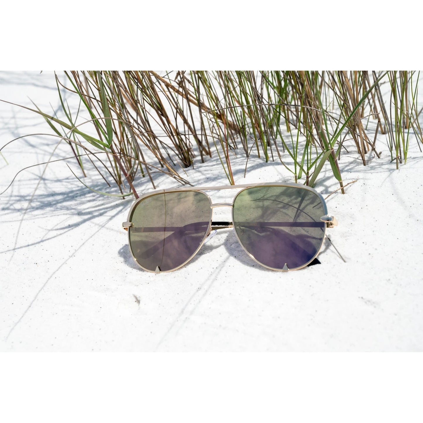 Pink skies Aviator sunglasses