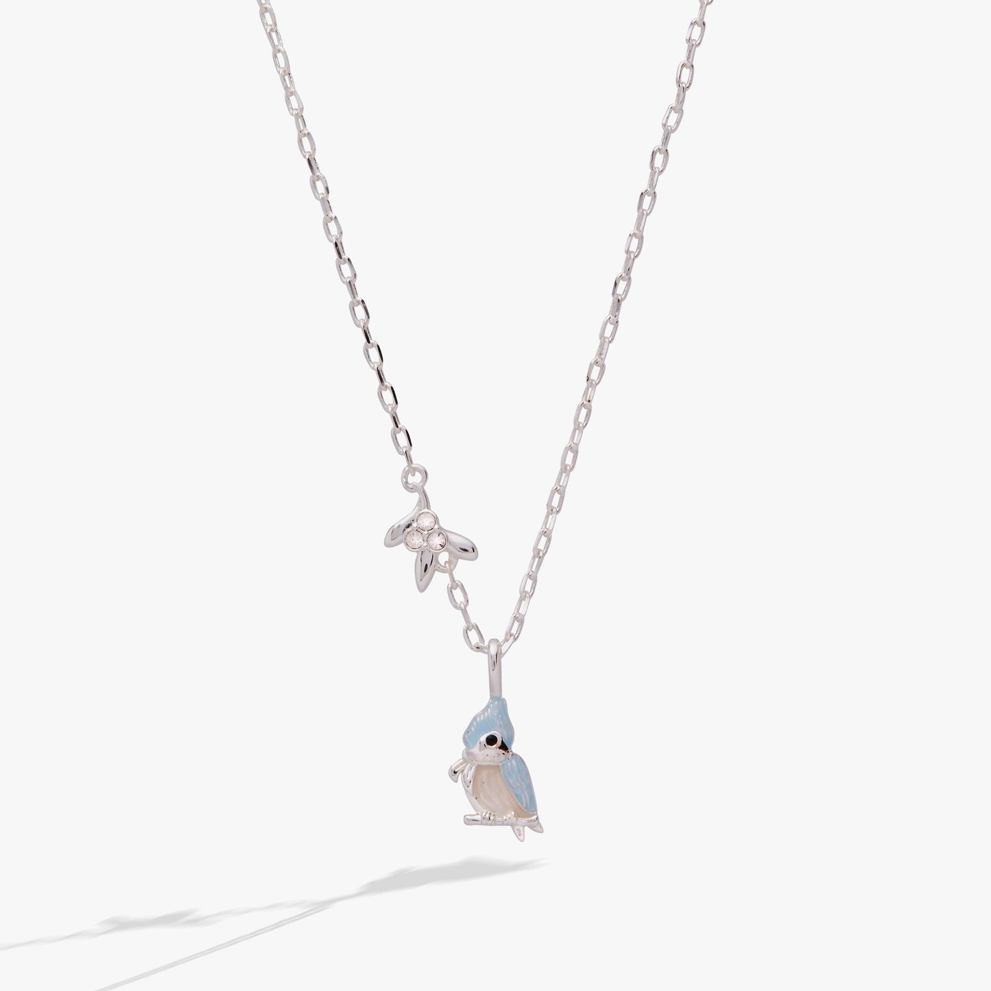 Tufted Titmouse Bird Pendant Necklace